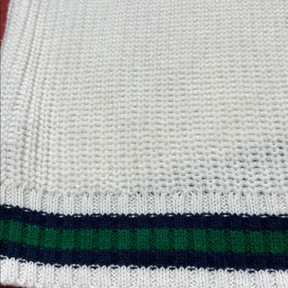 Almost Famous Women’s Cream Cable Knit Varsity Cricket Cardigan Large NWOT - Picture 6 of 12